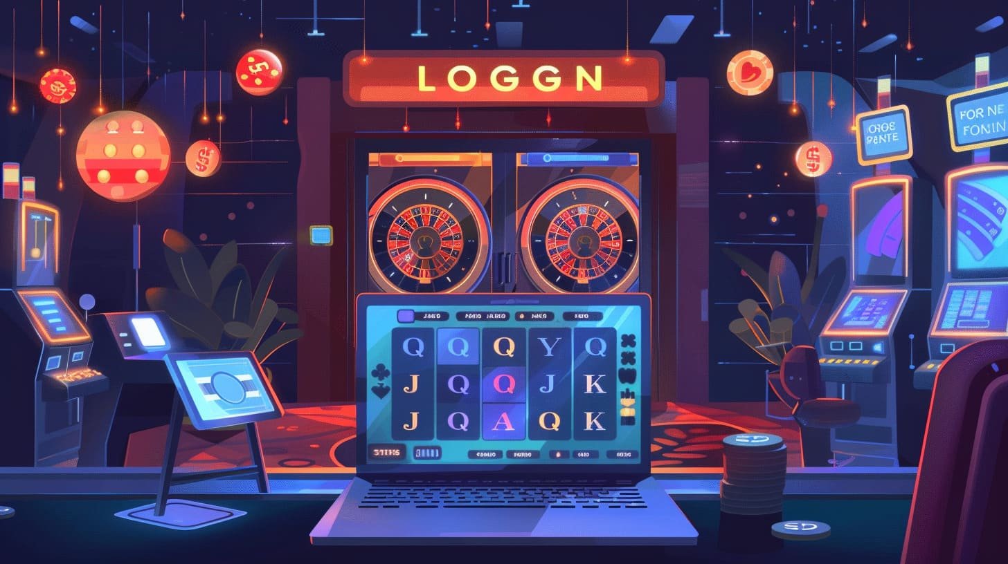 12bets Slots Game တွင် မျိုးစုံသော Slot Machine ကစားနေသောမြင်ကွင်း